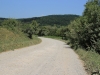 The track leading to the town